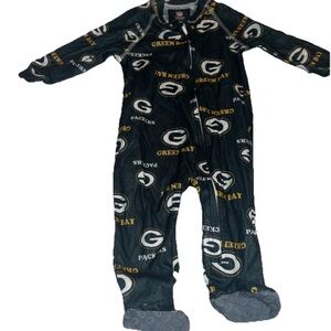 NFL Green Bay Packers Baby Footed One Piece Pajama Sleeper 0/3 Months